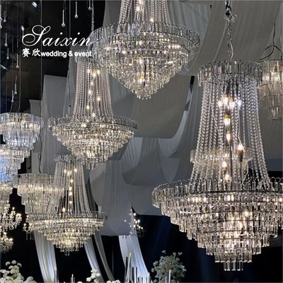 SX-CH237 Vendita calda Candele di cristallo K9 a buon mercato per la decorazione di eventi